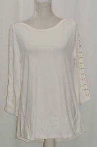 Charter Club Lace-Up Top Cloud XL - Picture 1 of 4