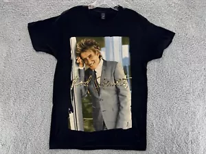 Rod Stewart 2013 Tour Tultex T Shirt Gold Glitter Graphic Print Size Medium - Picture 1 of 7