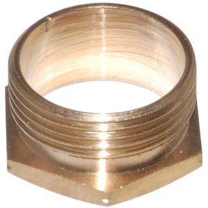 Pack of 10 - 25mm Short Male Brass Bushes - BA53125G - Picture 1 of 2
