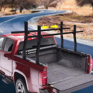 2Pcs 1000lbs Adjustable Universal Pickup Truck Rack For Bed Ladder Kayak Lumber - Picture 1 of 18