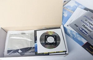 RARE PHOEBE 1990s 56k fax data modem external unit 56kbps/v.90 & x2 with AOL CD - Picture 1 of 5