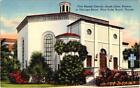 West Palm Beach, FL Florida  FIRST BAPTIST CHURCH~South Olive  ca1940's Postcard