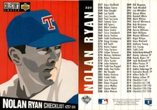 Nolan Ryan 1994 Collector's Choice Baseball Card 320  Texas Rangers