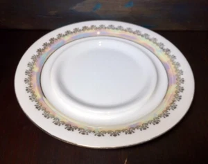 SPE Butterplatte Ersatz 7 3/8" Made in DDR 1973-1976 Gold & Glanz süß - Bild 1 von 6