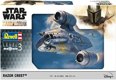 REVELL 1:72 STAR WARS: THE MANDALORIAN KIT IN PLASTICA - RAZOR CREST ART 06781 - Immagine 1 di 3