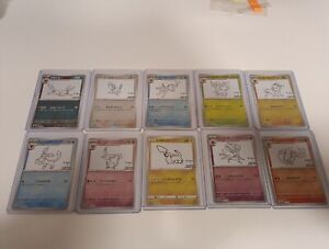 Pokémon Card PROMO YU NAGABA  SET Complet 10 Cards (+ Pikachu) NM