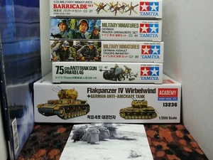 LOTTO PANZER 5 KIT 1:35 ACADEMY 13236+TAMIYA 35047+35030+35061+35027RIVISTA+FOTO - Foto 1 di 24