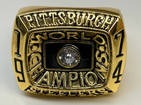 1974 COMMEMORATIVE CHAMPIONSHIP RING STEELERS SIZE 11 Cover