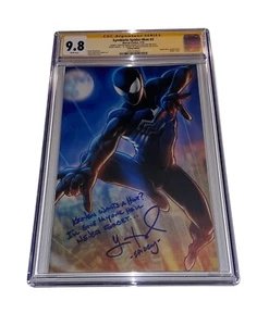 Yuri Lowenthal CGC SS 9.8 Signed Symbiote Spiderman #2 NM/M Virgin Variant Comic - Picture 1 of 4