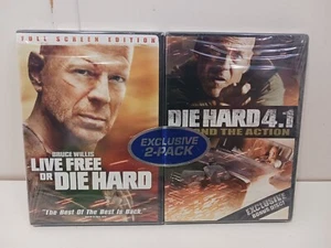 Live Free Or Die Hard / Die Hard 4.1 DVD Set Brand New Factory Sealed - Picture 1 of 5