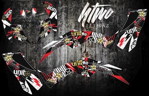 QUADZILLA 450 SPORT GRAPHIC KIT STICKERS DECALS QUAD GRAPHICS DECAL ATV GRAPHICS - Picture 1 of 2