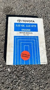 Toyota 2JZ GTE GE workshop Manual Mk4 supra - Picture 1 of 4