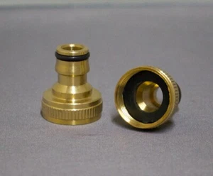Brass Outdoor Tap Fitting - Water, Garden, Hose, Agriculture - Picture 1 of 2