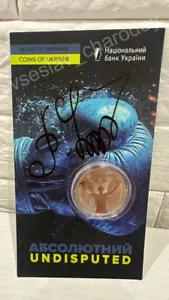 The Undisputed, 5 Hryven, 2024, Signed by Oleksandr Usyk, autograph RARE! - Picture 1 of 2
