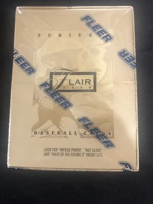 Caja de pasatiempos de béisbol Flair Serie 2 1994 sellada de fábrica Alex Rodríguez novato radiocontrol Foto 1 de 4