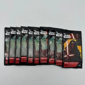 2016 Topps Star Wars The Force Awakens Series 2 10 Packs Of Trading Card Packs - Picture 1 of 1
