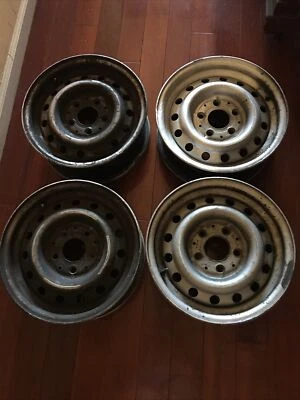 MERCEDES BENZ W121 ALUMINUM WHEELS 190 230 250 280 SL RIMS 280SL 190SL 230SL - Image 1 of 4