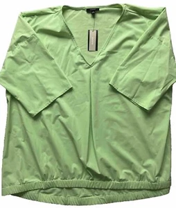 NEW! Alfani Women's Pistachio Green Comfort Lux V-Neck Shirt Top Sz 3X $75.50 - Picture 1 of 6