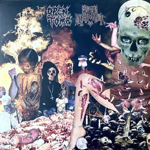 OPEN TOMB / METH DRINKER LP SPLATTER VINYL DOOM METAL ANATOMIA GHOST EYEHATEGOD - Picture 1 of 10