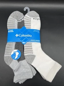 Columbia Socken Herren 6-12 sportlich Viertel neu mit Etikett 6 Paar Wandern Walking Laufen - Bild 1 von 3