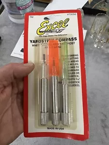 Excel Yardstick Compass New Unopened, 1 Pin Post, 1 Cutter And 1 Lead, #70056 - Picture 1 of 3