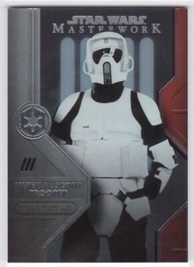 2020 Star Wars Masterwork Rainbow Foil Troopers #5 Imperial Scout Trooper /299 - Bild 1 von 1