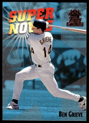 1999 TOPPS STARS SUPER NOVAS Ben Grieve Oakland Athletics #174 - Image 1 of 2