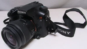 sony alpha 77 camera, SONY 18-55MM MINOLTA 35-105MM LENSES - Picture 1 of 11