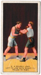 Carreras - 'The Science of Boxing Series (Black Cat)' (1914) - Left to Jaw - Picture 1 of 2