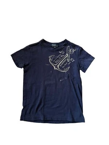 Polo Ralph Lauren Marine Outfitter RL T Shirt Blue Boys Size 4T Good Condition - Picture 1 of 11