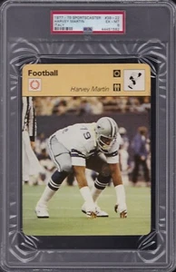 1977 - 79 Sportscaster #39-22 HARVEY MARTIN PSA 6 EX/MT Dallas COWBOYS TUFF  - Picture 1 of 1