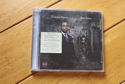 NICHOLAS PAYTON "DEAR LOUIS" AUDIO CD [NEW] HYPE STICKER 2001 VERVE JAZZ [123A] Foto 1 de 4
