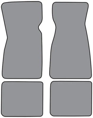 1975-1980 Oldsmobile Starfire Cutpile Carpet Logo Floor Mat 4pc - Image 1 of 2