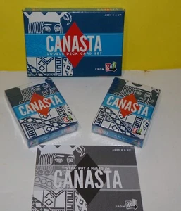 Canasta Go! Klassisches Strategie Kartenspiel Spiel für 2 bis 6 Spieler - Neu - Bild 1 von 1