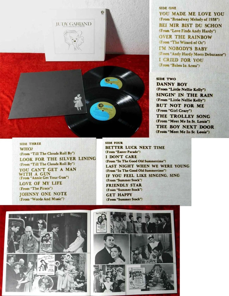 2LP Box Judy Garland: The Golden Years at MGM (MGM SDPI-2) US w/Booklet - Bild 1 von 1