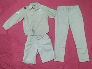 Zofim Tzofim Israel Israeli Scouts Jewish Judaica - uniform khaki set - Picture 1 of 12