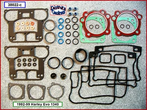 Kit de juntas de reconstrucción de extremo superior, HG con cuentas, arandelas de cobre 92-99 Evo 1340, r.17040-92 - Imagen 1 de 1