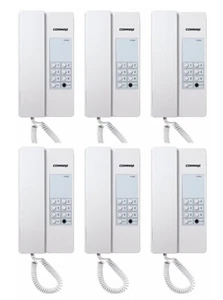 Commax 6 Stations Interphone System Set: TP-6RC x6 & 12V Power Supply x1 - Picture 1 of 3