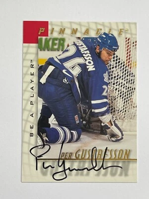 1997-98 Pinnacle Be a Player Maple Leafs Per Gustafsson Auto #69 - Image 1 of 2