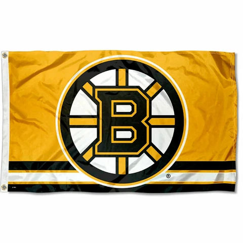 Boston Bruins Gold Flag Cover
