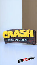 Decorative CRASH BANDICOOT self standing logo display console Playstation 1