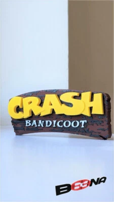 CRASH BANDICOOT logo display console Playstation 1 Beena Studio