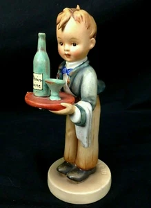 Vintage Goebel Hummel 154/0 Waiter TMK2 Full Bee 6.5" wine boy MINT - Picture 1 of 11