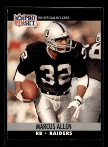 1990 Pro Set #538 Marcus Allen (EX) (FTB) - Foto 1 di 2