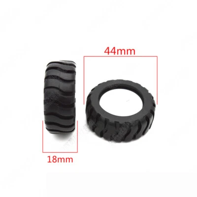 43*19*3mm D Hole Small Smart Car Model Tire Wheel Robot DIY Shaft Motor - Image 1 of 4