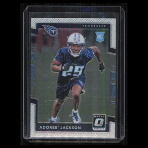 Tarjeta de fútbol americano Adoree Jackson Rookie #148 2017 Donruss Optic Tennessee Titans NFL - Imagen 1 de 3