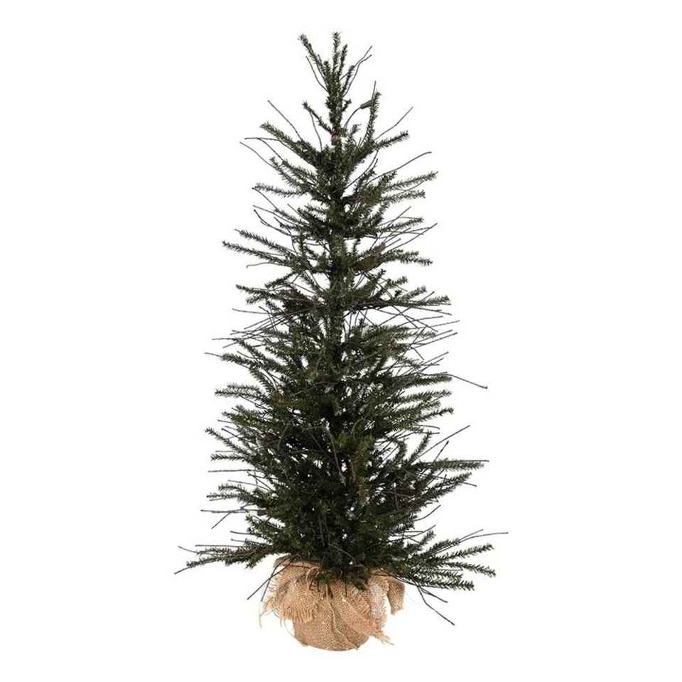 Vickerman 30x16" Plástico Viena Ramita Árbol de Navidad Artificial en Verde Foto 1 de 1