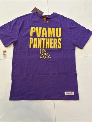 Мужская футболка Mitchell & Ness PVAMU 100% хлопок фиолетовый/желтый средний размер - Изображение 1 из 4