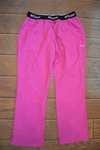Grey's Anatomy Barco Women's Scrub Pants Bottoms,Medium,Pink,Elastic Waist - Picture 1 of 4