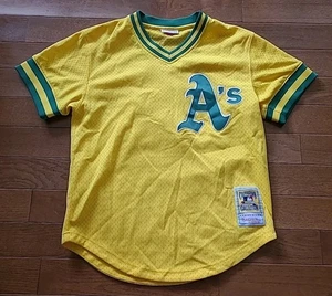 Mitchell & Ness Rickey Henderson Oakland A's Jersey Cooperstown Collection #35 M - Picture 1 of 13